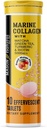 MASON NATURAL Marine Collagen עם Matcha Green Tea, Turmeric ו Biotin - שיער בריא, עור וציפורים ופרקים, Powerful Antioxidant, 10 טבליות Efferscent