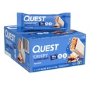 Quest Nutrition Crispy Blueberry cobbler חלבון בר, 16g חלבון, 1g סוכר, 3g Net Carb, Gluten Free חלבונים חטיף, Keto Friendly, 12 Count