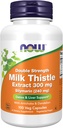 תוספי מזון עכשיו, Silymarin Milk Thistle לחלץ 300 מ"ג עם Artichoke ו Dandelion, כוח כפול, תמיכה Liver Function *, 100 Veg כמוסות