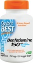 קפסולת הירקות של הדוקטור הטובה ביותר Benfotiamine, 150 מ"ג, 120 הרוזן