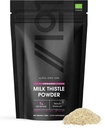 אבקת חלב אורגני אבקת 150g - מקור ניקוי Silymarin - Made from Cold-Pressed Milk Thistle - טבעוני, Raw, Non-GMO.