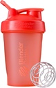 BellerBottle Classic Shaker Bottle Perfect for Protein Shakes and Pre Workout, 20Ounce, Coral