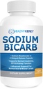 Sodium Bicarbonate 650 מ"ג קפסולות נדחה לתמיכה רגילה Kidney Function & Kidney Health תוסף. Sodium Bicarbonate מיועד לתמיכה Kidney, Acid Relief, Alkalinity 120 גלולות