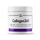 להפסיק Aging Now - Collagen360 עם Hyaluronic Acid - קולג'ן פפטידים אבקה כדי לתמוך שיער בריא, ריחות ועור - עוזר להפחית את הופעת הקווים היפים ו-Wrinkles - אבקת 2.7 Ouncescess