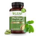 B'LEAF NATURE Organic Moringa קפסולות 1000 מ"ג, 180 הרוזן - מרינגה קפסולות עם אבקת Olefeira אורגנית לתמיכה בחיסון, אנרגיה ומאזן - טבעונית, non-GMO עבור תוספי בריאות יומית