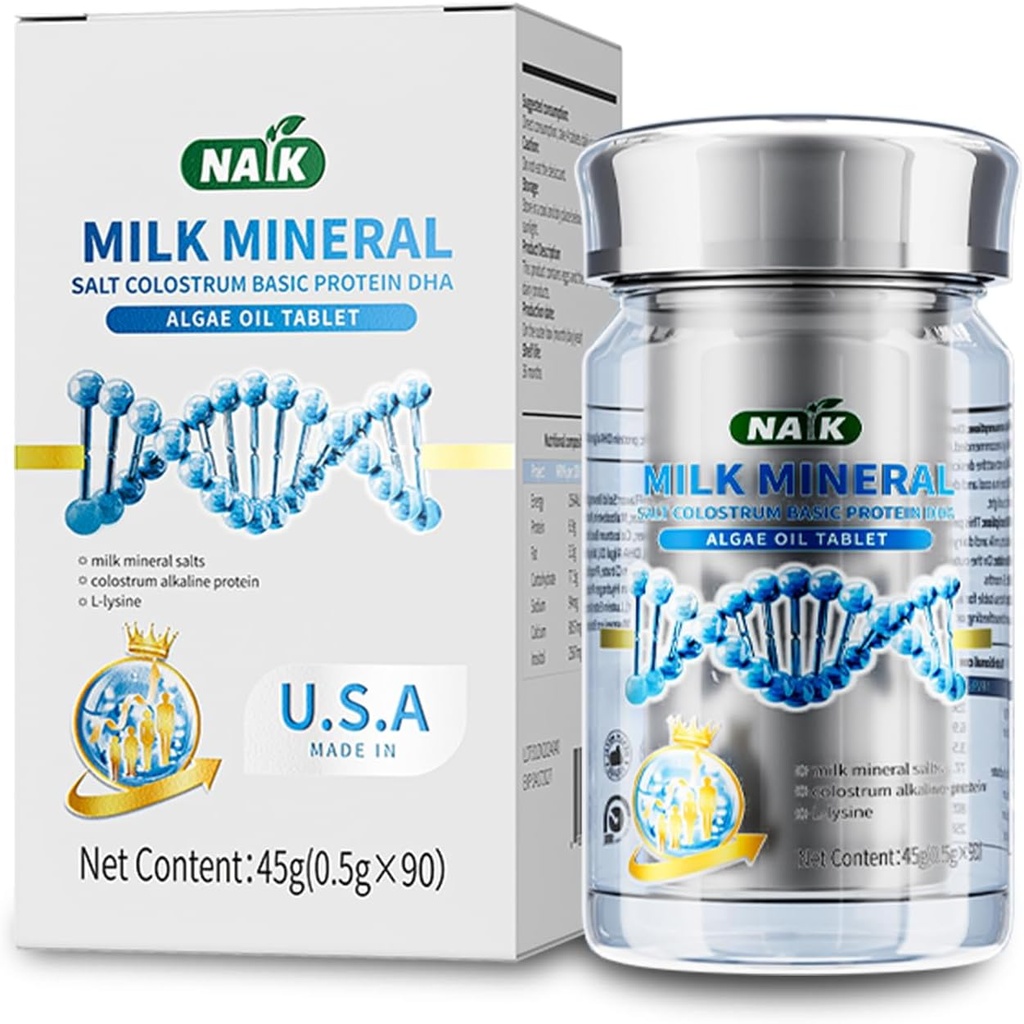NAIK Growth Calcium Tablets ילדים ו Adolescents Growth Calcium Tablets Calcium לסטודנטים בבית הספר התיכון, DHA Brain Supplement, Calcium תוסף, פטנט Lysine Enhancementment