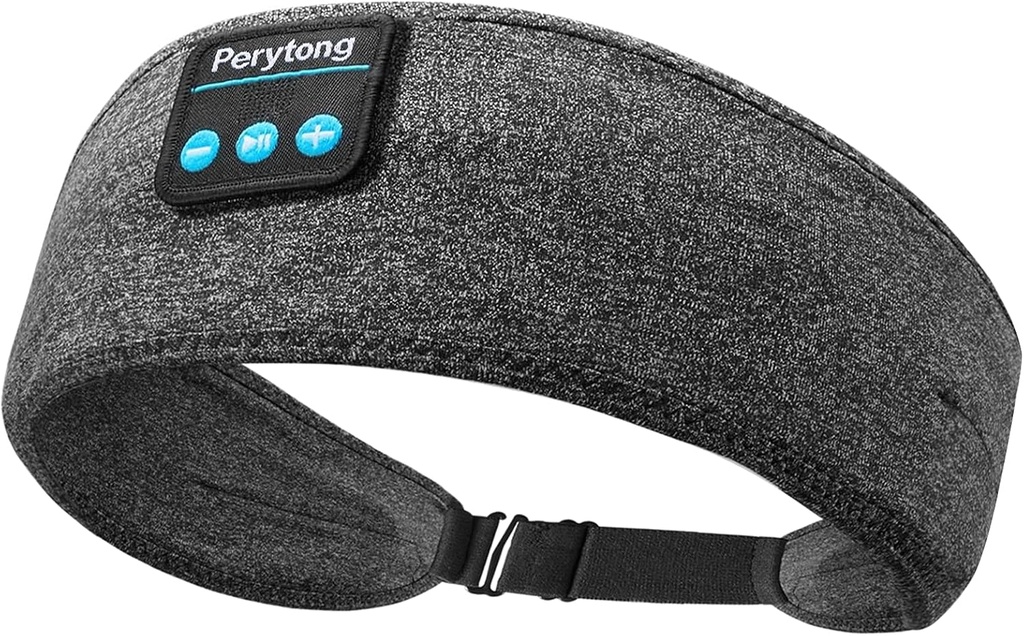 Perytong Wireless Sleep Earbuds, אוזניות מכוונן לישון, Bluetooth Headband עם רמקולים דקים, Sleep Headphones for Workout, יוגה, נסיעות, מתנה לנשים וגברים