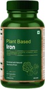 ברזל מבוסס צמחי עם Ferrous Fumarate, ויטמין C, Spinach & Beet Root נעשר עם מקורות טבעיים של ברזל - 60 קפסולות
