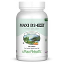 Maxi-Health ויטמין D3 1000 IU - עבור תפקוד שרירים בריא, בריאות העצם ותמיכה החיסון - 360 טבליות - תוסף הכשר הטוב ביותר למבוגרים