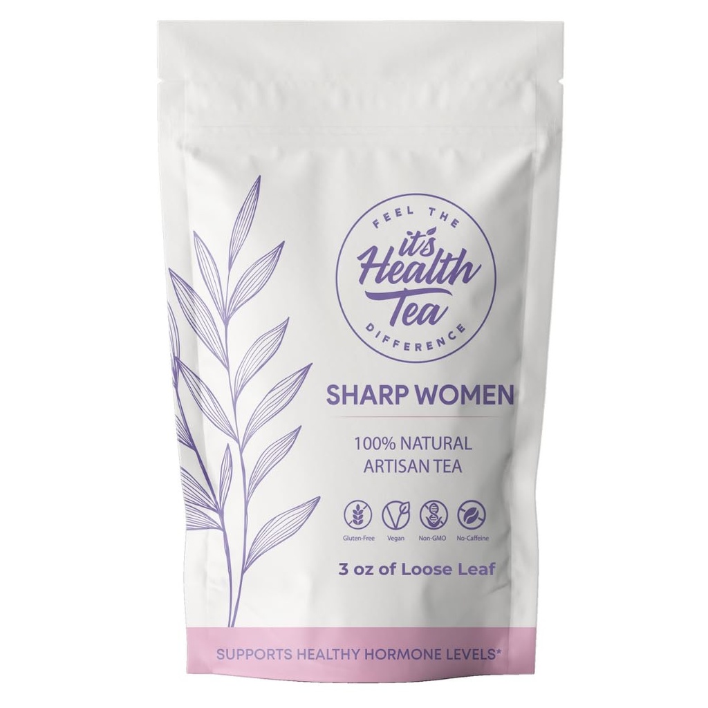 Hormonal Balance Herbal Tea for Women - Caffeine-Free | תמיכה ב- Menstrual Comfort, Healthy Flow & PMS הקלה | 35 Tea Bags Included | 100% Natural Herbal בלנדר