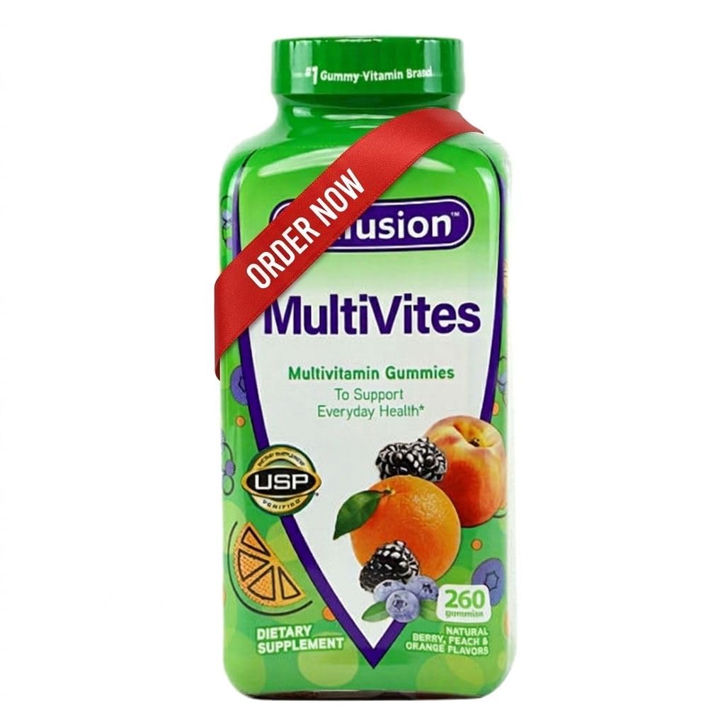 Vitafusions Multivites Gummies 260 ct, Support Everyday Health (Pack of 1) 7 ימים גלולות מקרה כולל