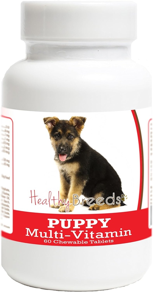 כלב הרועה הגרמני Puppy Multivitamin Tablet 60 Count