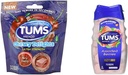 Tums Chewys Soft Chews, מאוד צ'רי, 32count & Tums Ultra Power 1000 Antacid, Assorted Berries, 72 טבליות