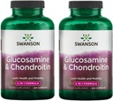 Swanson Glucosamine & Chondroitin Combo 500 / 250 מיליגרם 200 קפסולות (2 Pack)
