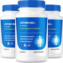 (3 Pack) Arthro MD + קפסולות, תמיכה רשמית של Arthro MD משותף, כל פורמולה טבעית לתמיכה גמישות וניידות, Premium Pills for Healthy Joints, Arthro M D Review (180 קפסולות)