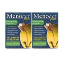 Wellgenix Menocet Plus Menopause Support - All-in-One Menopause תוסף - Daily Relief Feminine Care - Hot Flashes, Night Sweats, Mood Swings & Irritability - 30 טבליות (Pack of 2)