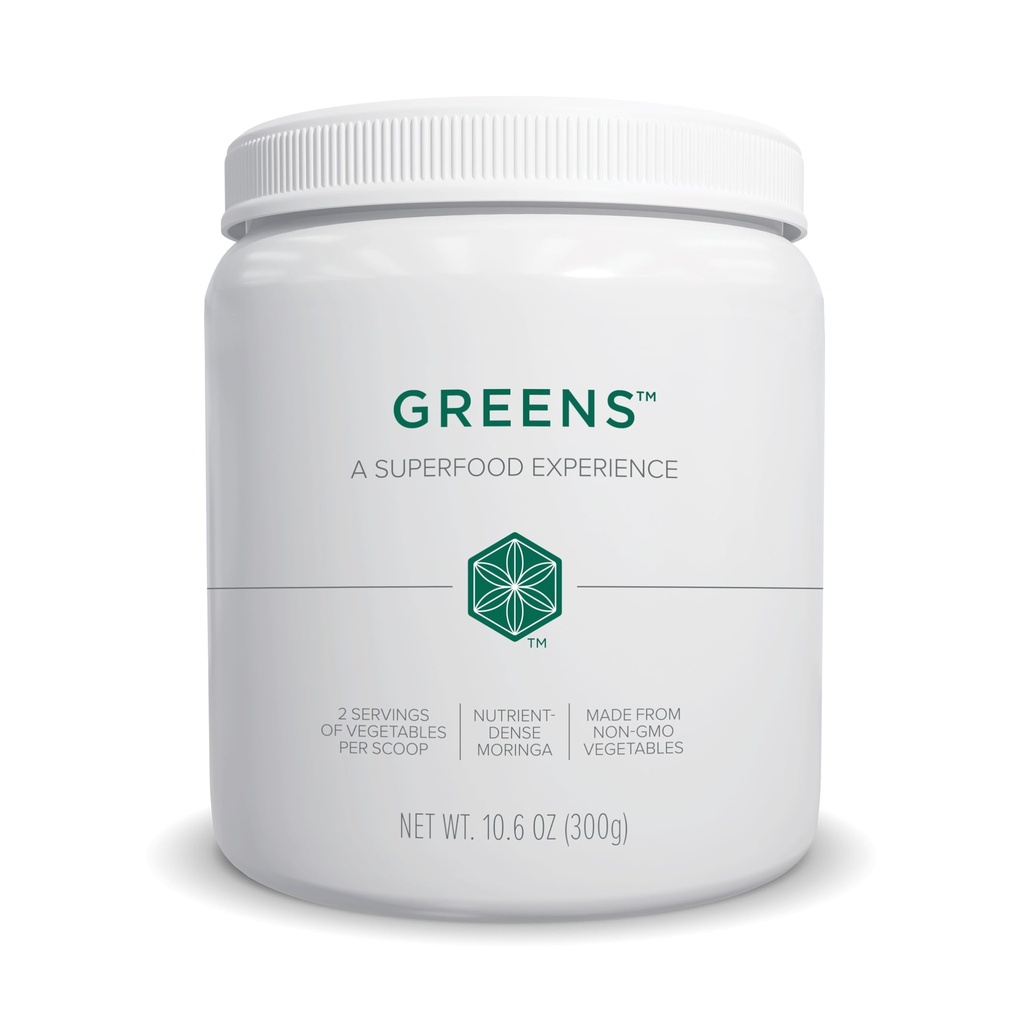 Isagenix Moringa Greens - אבקת משקאות ירוקים עם Antioxidants & Superfoods - תוספת תזונתית - Made with non-GMO, ירקות מלאים מזון - 10.6 oz (30 משרתים)