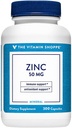 ויטמין Shoppe Zinc 50 מ"ג לשרת (300 קפסולות)