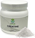 אבקת Creatine Monohydrate 90 משרתים - 5g (5000 מ"ג) של אבקת קריאטין Micronized לכל המשרת, Creatine Pre Workout, קראטין לבניית שריר, Creatine Monohydrate 450g(1.0lbs)