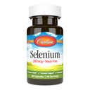 קרלסון - סלניום, 200 mcg Yeast-Free, Prostate Health & Immune Support, Antioxidant, 60 קפסולות