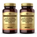 Solgar Glucosamine Hyaluronic Acid Chondroitin MSM - 120 טבליות, Pack של 2 - מקדם משותףים בריאים, תומך תנועה נוחה - non-GMO, Gluten Free - 80 סה"כ משרתים