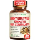 HoryGoat Weed for Men (1000 מ"ג למשרת) - תוספת גברית ו / Maca Root, Tongkat Ali, Saw Palmetto, Panax גינזנג, Tribulus Terrestris & L-Arginine for Energy, Drive & Power