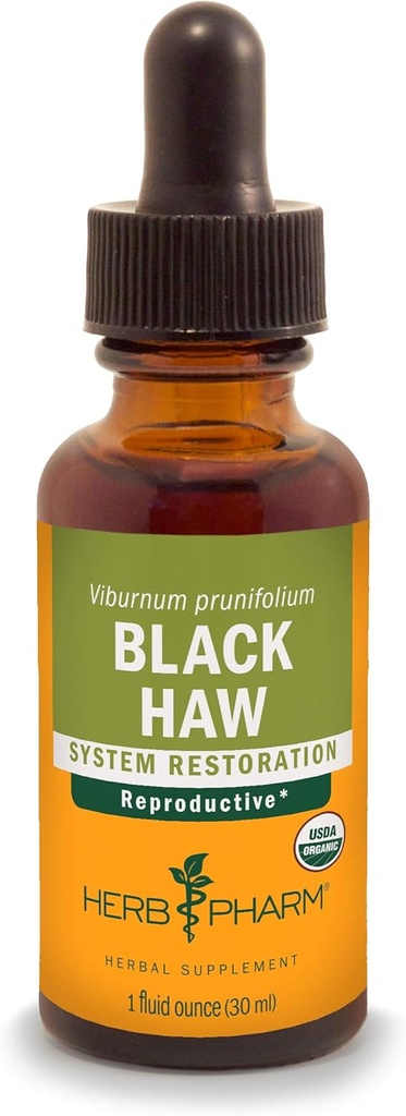 Herb Pharm מוסמך אורגני שחור Haw נוזל לחלץ - 1 Ounce