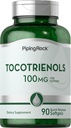 Piping Rock Tocotrienols תוסף 100mg | 90 Softgels | Non-GMO, Gluten Freeten Free