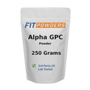 אבקת אלפא-GPC 250 גרמים, non-GMO Alpha GPC תוסף אבקת צ'קלין, טבעוני, צד שלישי נבדק, Pre-Workout, Memory and Focus, with Scoop