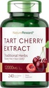 Tart Cherry Extract 12000mg | 240 קפסולות | Non-GMO וגלוטן חינם פורמולה | Herbal Supplement