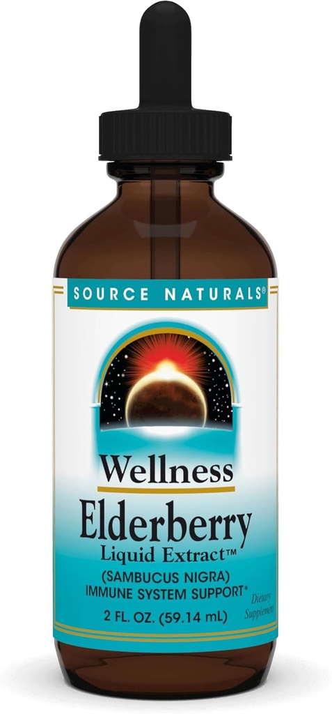 מקור Naturals Wellness Elderberry Extract, 2 OZ - Immune System Support