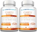 מוסמך מדע ® GaslysTM - Soothe Digestive Tract, Alleviates Gas and Stomach Cramps - אבקת Artichoke, ג'ינג'ר, Fennel Seed - 60 Count - Pack of 2