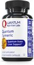 Quantum Nutrition Labs Turmeric - טבליות Turmeric, תוסף Turmeric Curcumin, Liver Support, 500 מ"ג של Curcuma Per קפסולה - 60 קפסולות צמחוניות