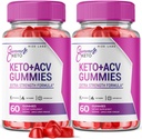 מעבדות rize - קיץ Keto+ACV מסטיקמי - אובדן משקל קיץ - Belly Fat Diet, טבעוני מתקדם פורמולה (120 חניכיים)