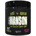 DARK METAL Inc Manson High Stim Pre Workout אבקה, אנרגיה פוקוס כוח, טעון עם Beta Alanine L Carnitine Caffeine Caffeine Infinergy, 35 Srvgs, מעורב ברי ברי