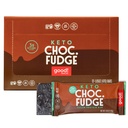 טוב! חטיפים שוקולד Fudge Keto חלבון Bar, טבעוני, Soy & Gluten חינם, נמוך סוכר החלפת, 11g חלבון גבוה, חטיף טבעי בריא, עבור ספורטאים Active Lifestyles, 3g Net Carbs, 12 Bars