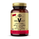 Solgar פורמולה VM-75, 60 טבליות - Multivitamin with Chelated מינרלים - ויטמין A, B6, B12, C, D, E - Biotin, Magnesium, Calcium, Iron, Zinc - טבעוני, Gluten חינם, חלב, חינם, כשר - 60 משרתות
