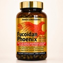 Nature's Bioscience ® FUCOIDAN פיניקס מתקדם: 40,000 מ"ג של Pure Organic Fucoidan + 64,000 מ"ג של Pure Mushroom