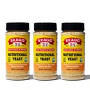 Bragg Nutritional Yeast Seasoning - טבעוני, Gluten Free Cheese Flakes - מקור טוב של חלבונים ווויטמינים - חומצות Savtious Savory Parmesan substitute - non GMO מאומת, 4.5 אונקיה, 3Pack
