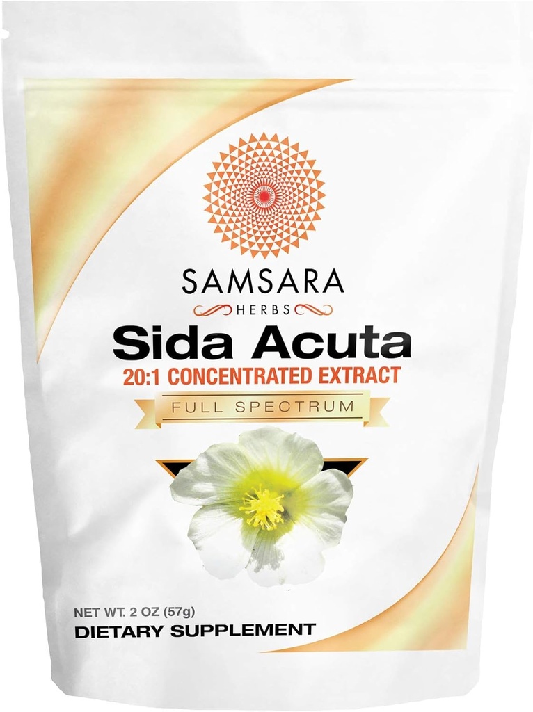 Samsara Herbs SIDA Acuta לחלץ (2oz / 57g) 20:1 ריכוז אבקת חילוף