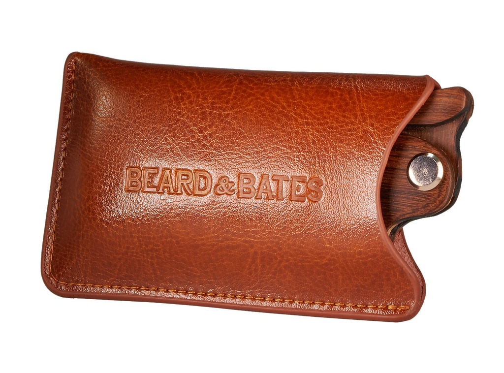 Beard & Bates Genuine Skin Pouch - For The Sandalwood Switchblade