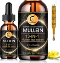 מולליין טיפות עבור Lung, Mullein Leaf, Super Concentrated Mullein נוזל Tincture, Vegan, non-GMO, 2 FL OZ
