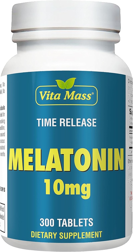 Melatonin 10 מ"ג - TR Time Release - 300 טבליות - כוח מקסימלי