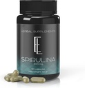 Enchanted Living Spirulina קפסולות - 90 x 500 מ"ג, High-Potency Plant-based Superfood, תוספים, ירקות non-GMO ירקות צלולוז ידידותי קפסולות