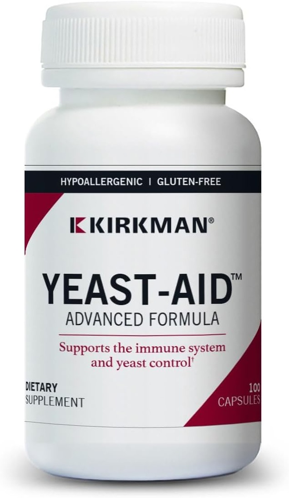קירקמן Yeast-Aid Advanced Formula | 100 קפסולות צמחוניות