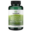 Swanson Full Spectrum Cinnamon, Fenugreek & Gymnema 120 קפסולות
