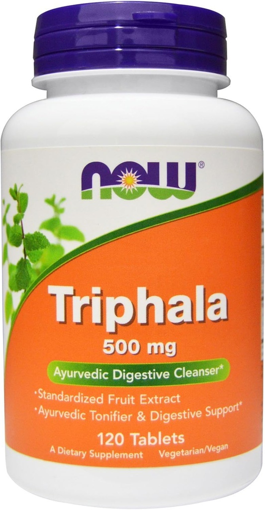 Now Triphala, 500 מ"ג, 120 טבליות (Pack of 2)
