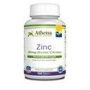 Athena - טבליות תוספת Znc 50mg - Oxide / Citrate - 100 טבליות coated