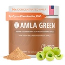 Amla אבקת Superfood תוספת עם Pumpkin Spice, 20x Ultra ריכוז Amla, Made עם Cinnamon, ג'ינג'ר, Nutmeg, Cloves, Allspice, Cardamom, Jowlberries, משאבה, 90 משרתים, 90 לשרתים.