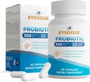 Probiotics for Women and Men, Pro Formula, Daily Probiotic Supplement, Helps Soothe Occasional Abdominal Discomfort & Bloating, 500 מיליארד CFU, 22 Strains, 52 קפסולות